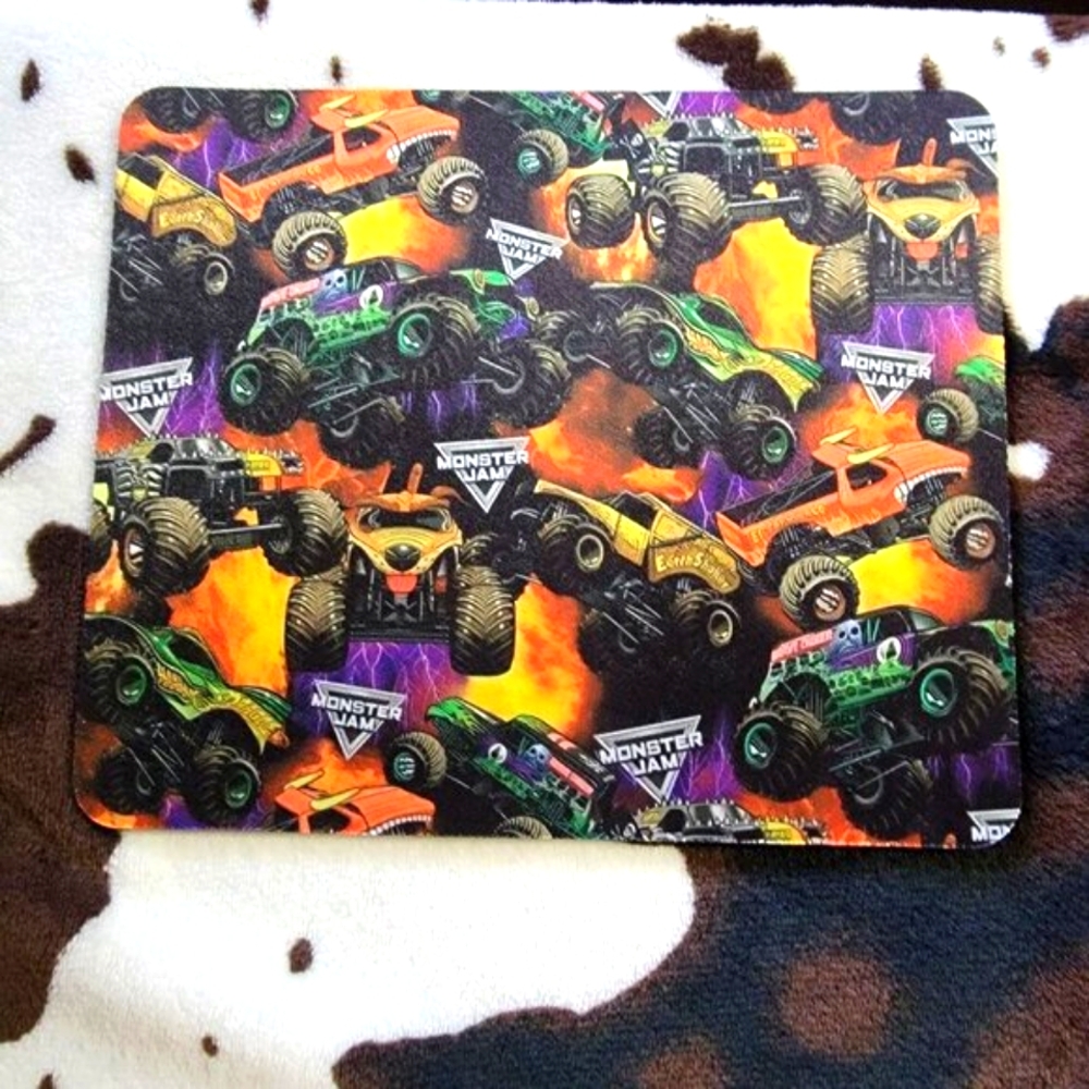 Monster Trucks Computer Mouse Pad